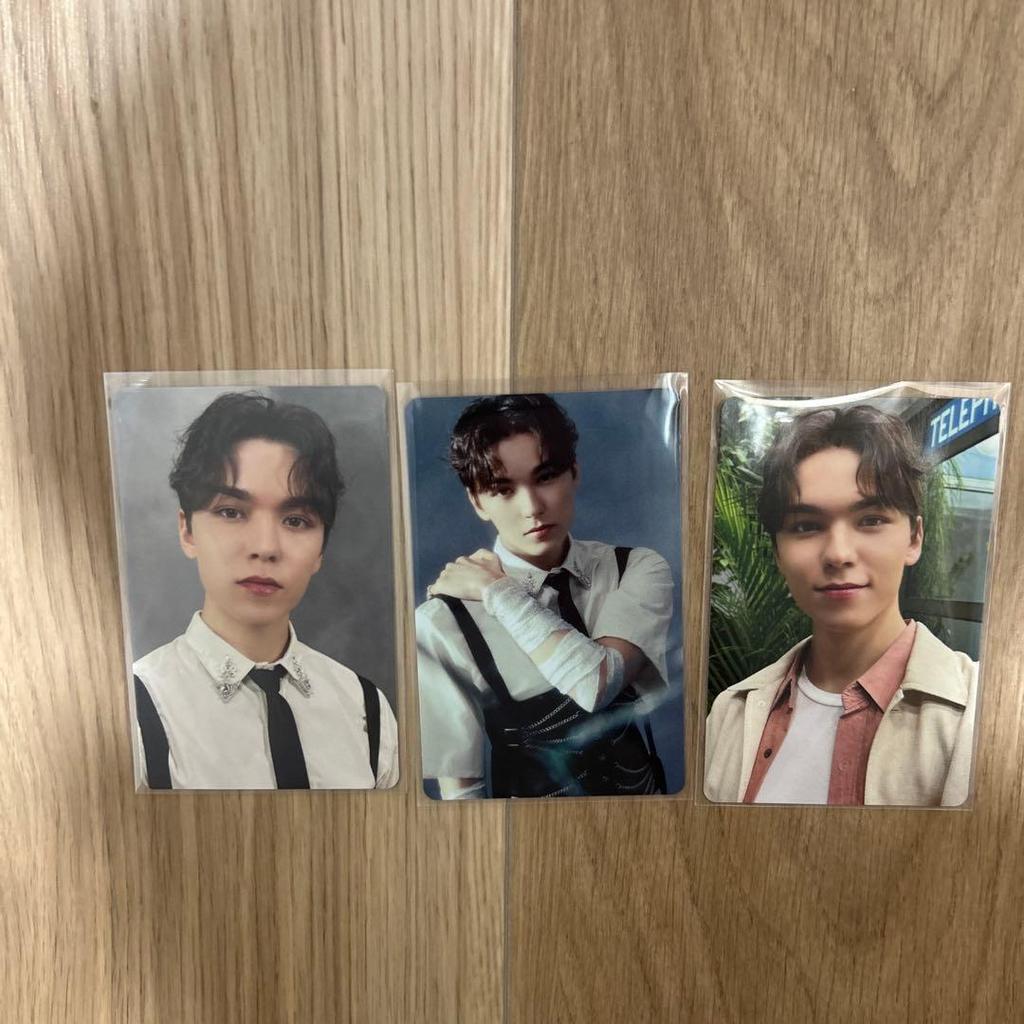 [USED] SEVENTEEN JAPAN 4TH SINGLE Expiration Date Trading Cards (3 Pieces)