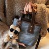 Handbag Small Fresh Bag Women's 2025 New Shoulder Bag Crossbody Bag Fashion Niche Bucket Texture Casual Women's Bag