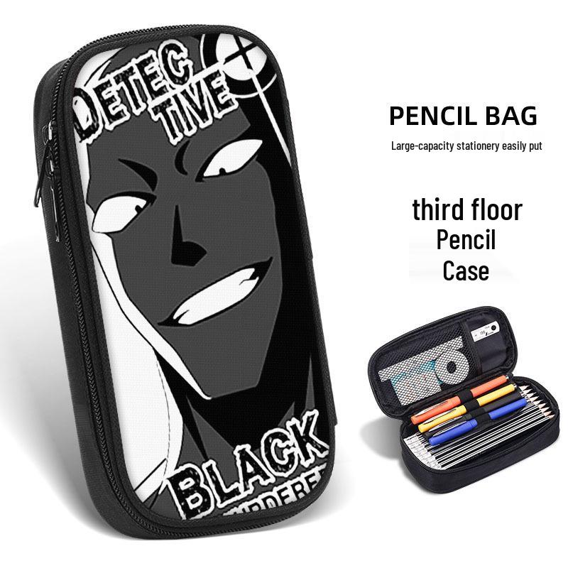 Detektiv Conan Kaito Kid Federmäppchen, Schulbedarf für Kinder, Jungen & Mädchen