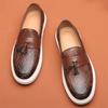 Fashion Fashion New Luxury Men Slip On Tassels Loafter Leisure Leather Shoes Male Walking Sneakers Tenis Masculino Zapatos Hombre