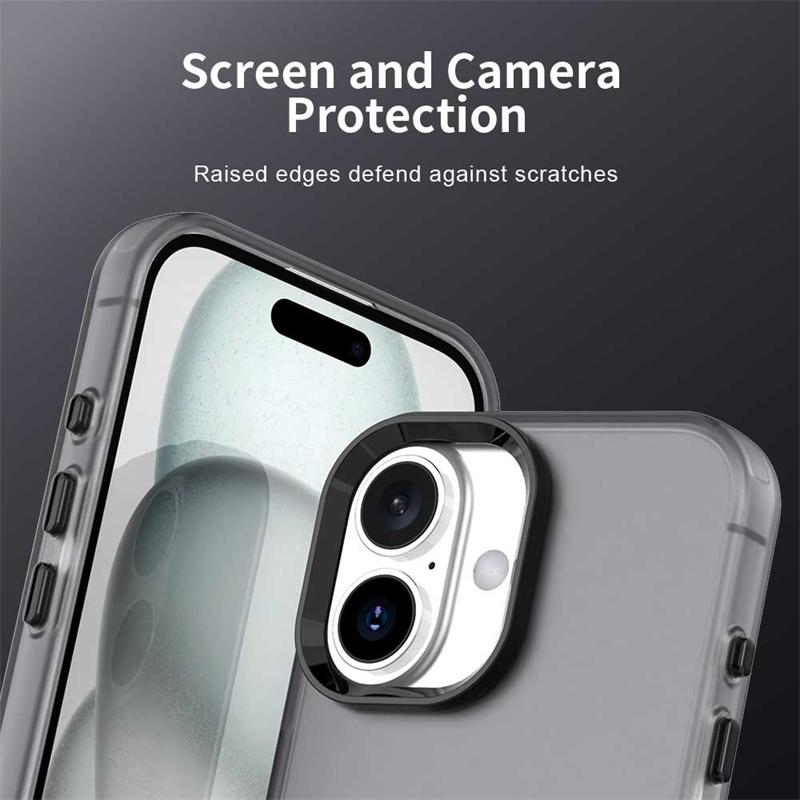 Anti-Drop Candy Color Phone Case For iPhone 17 Matte PC Transparent Case For iPhone 17 Air 17 Pro Max Cover For iPhone 17 Case