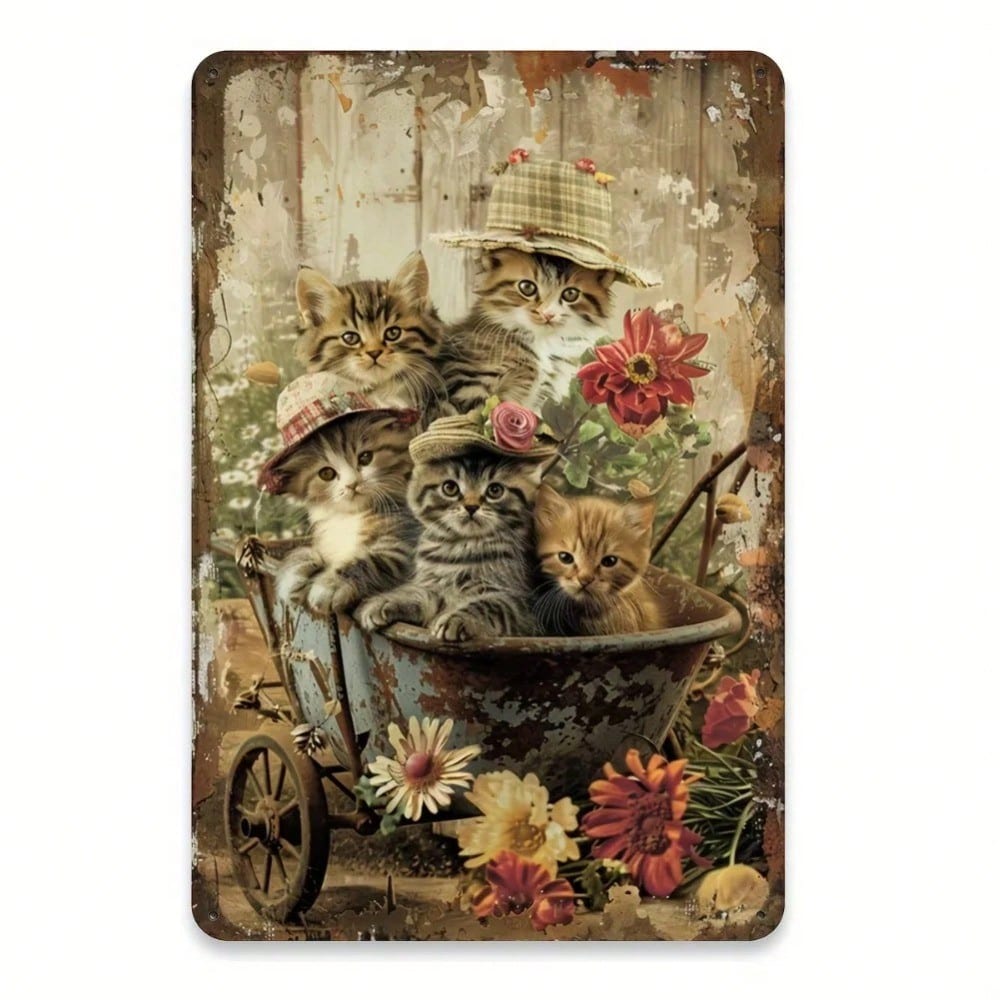

Metal Wall Art Sign Modern Home Decor Poster Tin Plate Painting