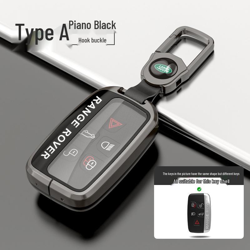 5-Button Key Case for Range Rover: Sport, Evoque, Defender, Discovery, Velar, Discovery 4