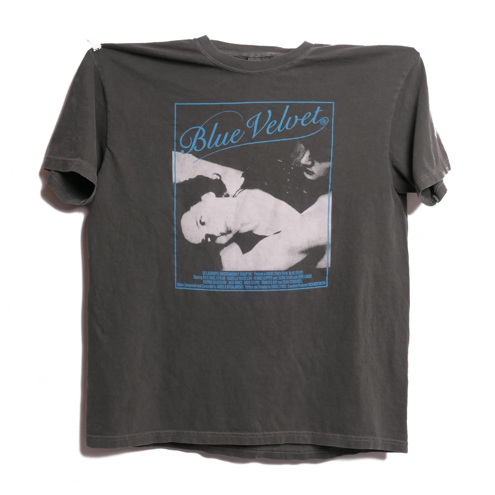 Blue Velvet David Lynch Dennis Hopper Movie Criterion Twin Peaks Creator Avant-Garde 100% Cotton Boxy Tee Shirt Heavyweight Cotton XL S