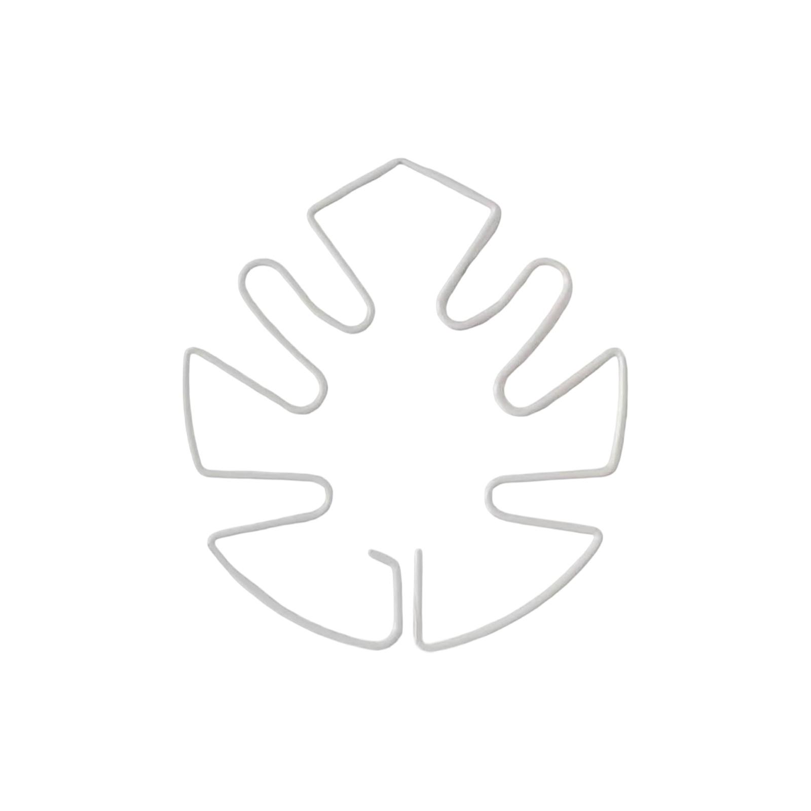 

Новая трансграничная поддержка растений в форме монстеры Поддержка растений в форме монстеры One Size белый