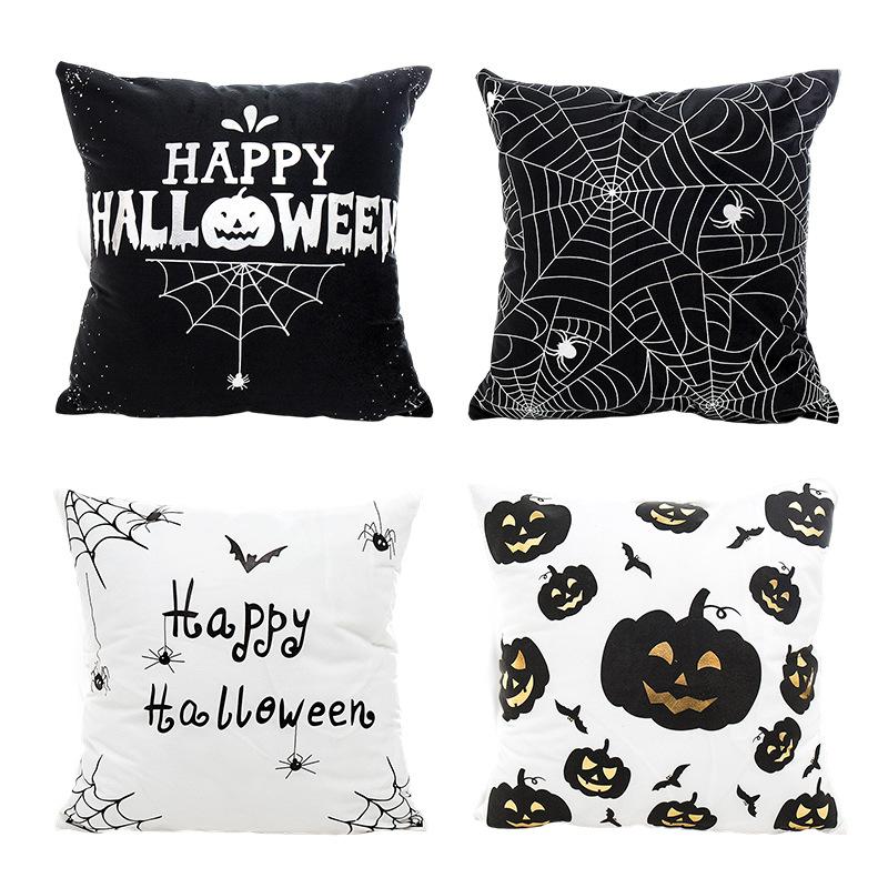 New Halloween Pillows, Hot Stamping and Silver, Pillows, Cushion Covers, Pillow Covers