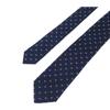HERMES  H153821T-07  Tie Navy/Marin Silk Mens
