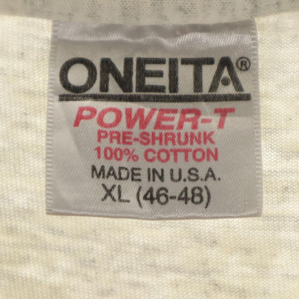 ONEITA 90s Made In USA Old Short Sleeve T-shirt XL Single Stitch Men's Used