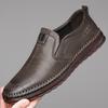 Fashion Spring Autumn Male Shoes Wear-resistant Non-slip Designer New Men's Leather Casual Shoes Lightweight Comfortable Loafers Man