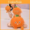 Adorable Orange Plush Pillow Cartoon Fruit Doll Soft Stuffed Toy For Kids Gift