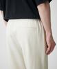 MUSINSA STANDARD Wide Easy Elastic Waist Crop Slacks [Cream]