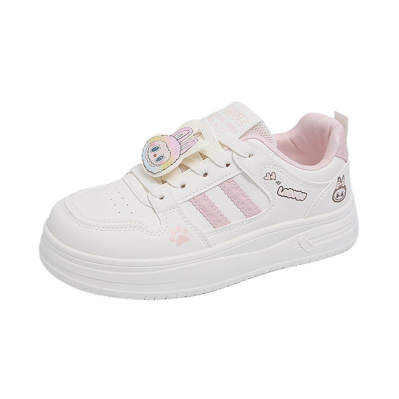 

2025 little white shoes women s autumn new Korean version ins female students leisure sports versatile board shoes street shot Y201 35