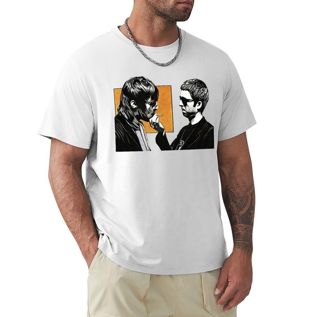 Für Unisex Unisex Liam Noel Gallagher Coole Geschenke T-Shirt Dehnbares Gewebe Komfort T-Shirt
