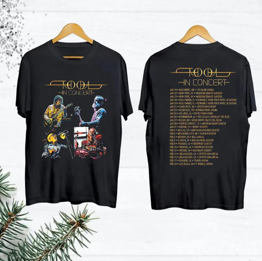 

Tool – Vintage Tool Band TShirt 2024 Tour Unisex T-Shirt L