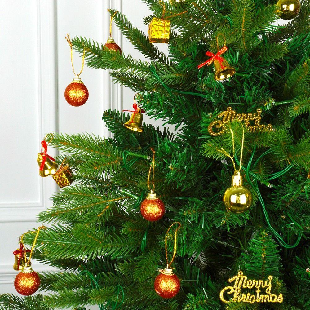 26/32PCS Xmas Ball Bell Christmas Hanging Decoration Multicolor Xmas Tree Decoration  Gift