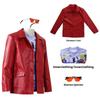 Fight Club Knight Leather Jacket Costume For Cosplay And Halloween Events