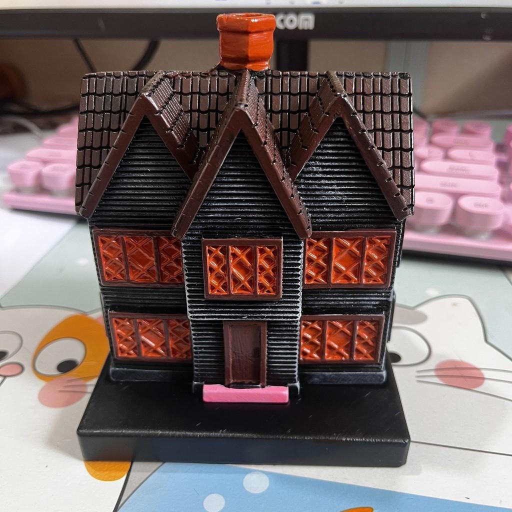 

Witch Unique Black House Incense Holder Resin Art Decor With Two Fragrant Sticks For Celebrations