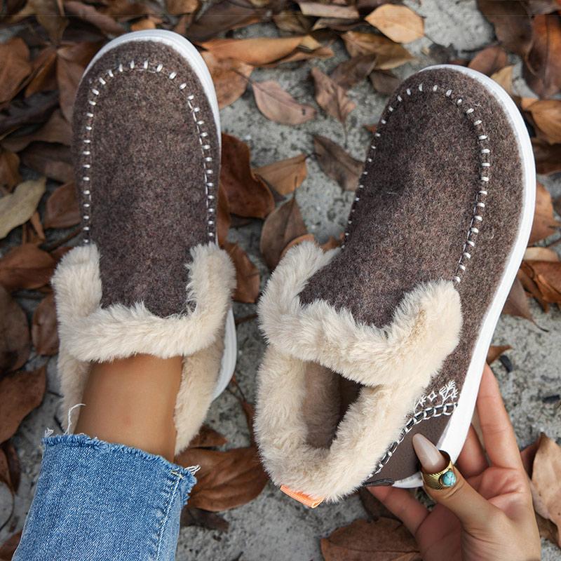 Women Boots Women's Ankle Boots For Winter Shoes Woman  Fur Botas Mujer Keep Warm Booties Female Snow Boots Winter Footwear