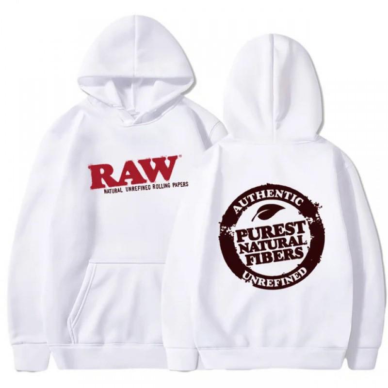 

2025 Men s Cross-Border Fashion: New Solid Color Printed Fleece Hoodie S білий