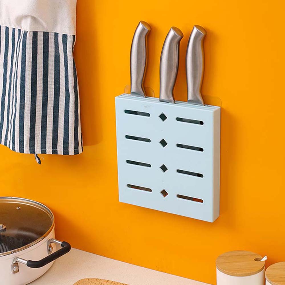 Stand Self Adhesive Wall-Mounted Cutlery Organizer Kitchen Utensils Drain Basket Storage Container