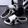 New men's slippers trendy student large size slippers men's home indoor and outdoor wear bath non-slip popular slippers