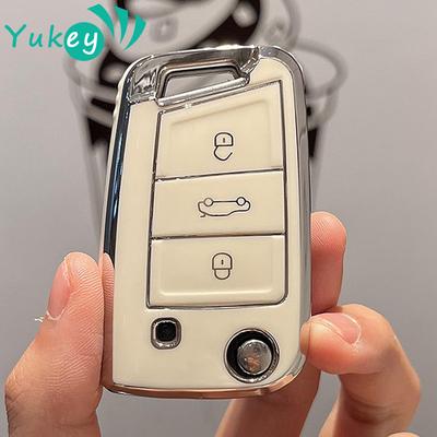 TPU Car Key Case Cover for VW Polo Golf 7 Tiguan for Skoda Octavia Kodiaq Karoq for SEAT Ateca Leon Ibiza 2016 2017 2018 2019