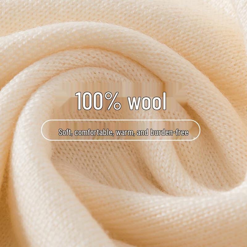 Hengyuanxiang Women's Merino Wool V-Neck Sleeveless Vest