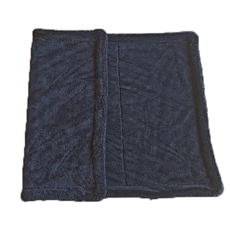 Double-Layer Twisted Yarn Car Wash Towel - Highly Absorbent, No-Streak Wiping Cloth 40x60