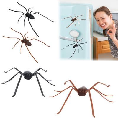Magnetisk spindeldekoration Läskig realistisk jättespindel Halloween skämtrekvisita Garagedörr Brevlåda Skåp Kylskåpsmagnet Falsk spindel