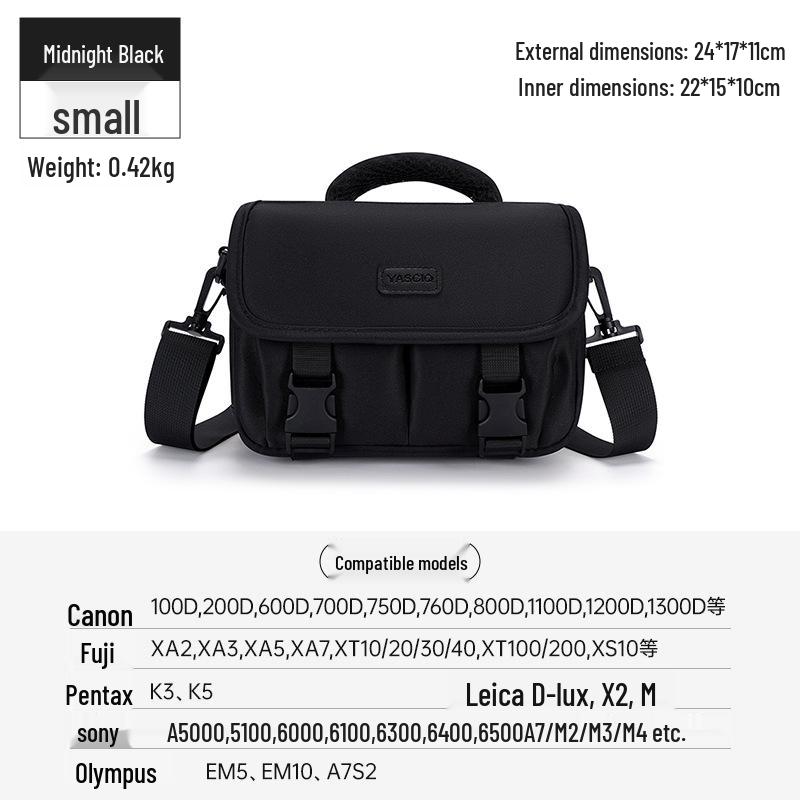 DSLR & Mirrorless Single Shoulder Camera Bag for Fujifilm XS10/XT100, Sony, EOS