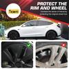 Matte Black 19 Inch Wheel Covers for Tesla Model Y 2021-2024 Hubcaps Tesla Model Y Accessories 2024