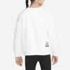 Nike Sweatshirt Pattern Print Crew Neck Pullover Kids Tops White FN7117-133