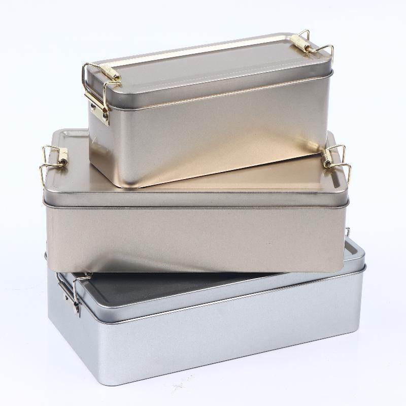 1/3/5 Stück Staubdichte Home Desktop Aufbewahrungsdose Rechteckige Blech Keksdosen Box Mit Deckel Für Süßigkeiten Kaffee Tee Schmuck Schokolade