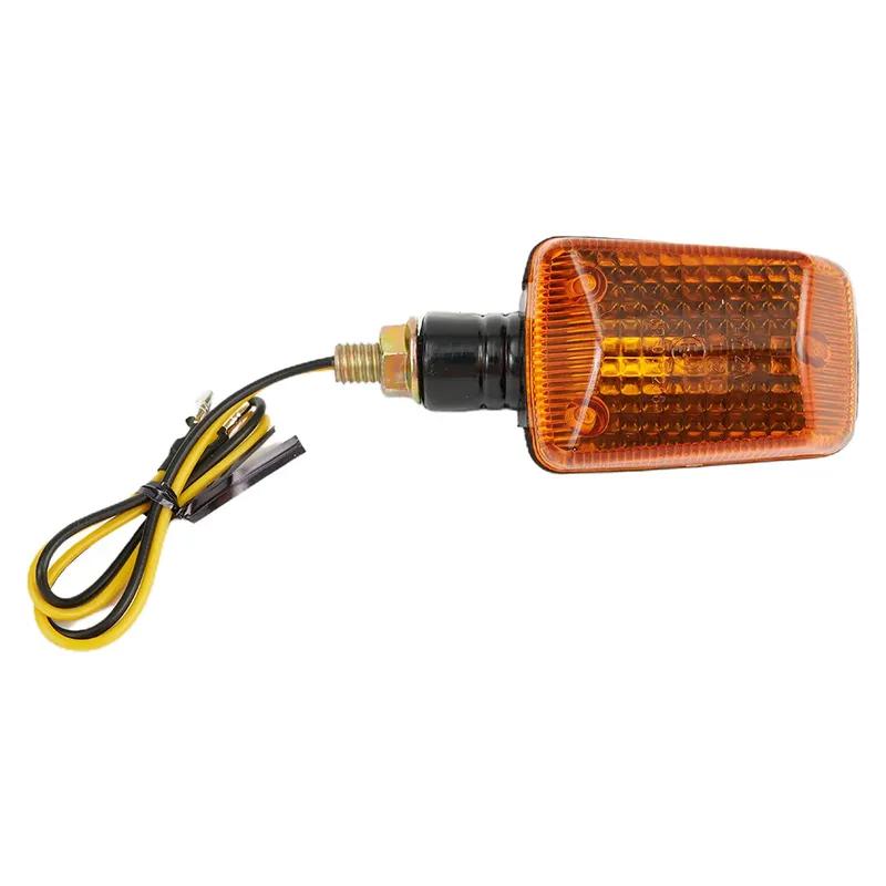 Turn Signals Easy to tall Motorcycle Turn Signals Black Tinted Front Rear Scooter Quad Moped 12V Blinker Lights