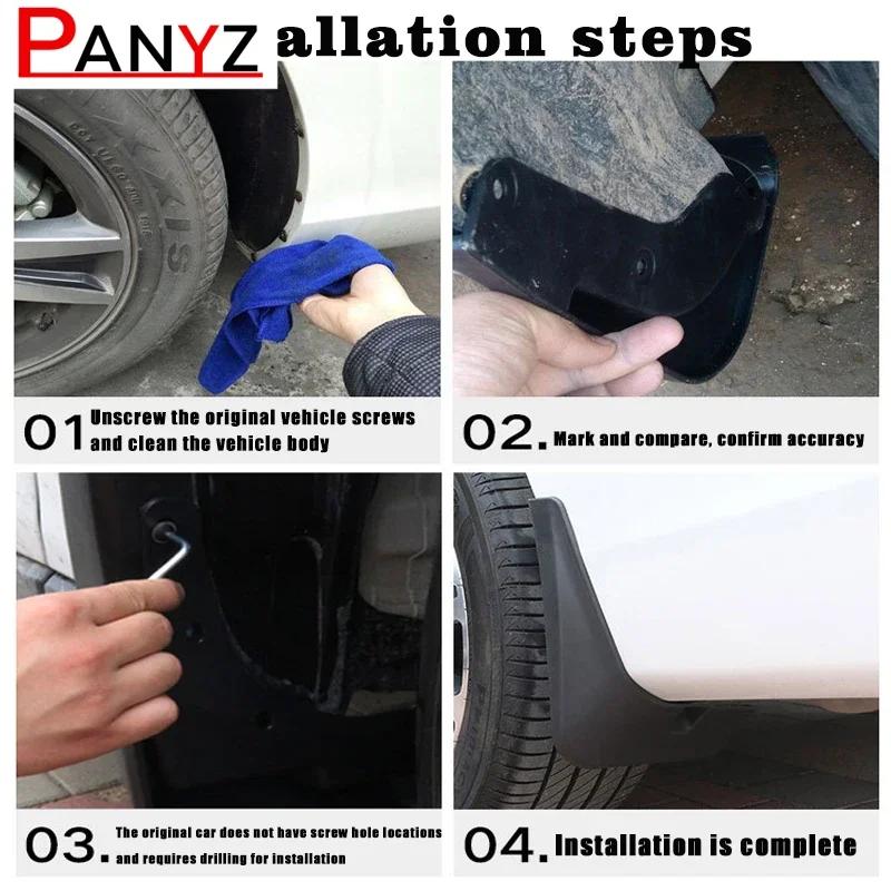 Für Dodge Ram 1500 2500 3500 2009-2018 4 STÜCK Nagelneue Spritzschutz Schmutzfänger Kotflügel Autostyling Autozubehör