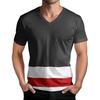Men's Fashion Printed V-Neck Short Sleeve T-Shirt