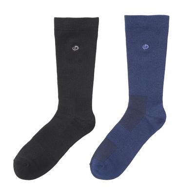 [Phiten] Socks, Black/Navy, 25-27cm