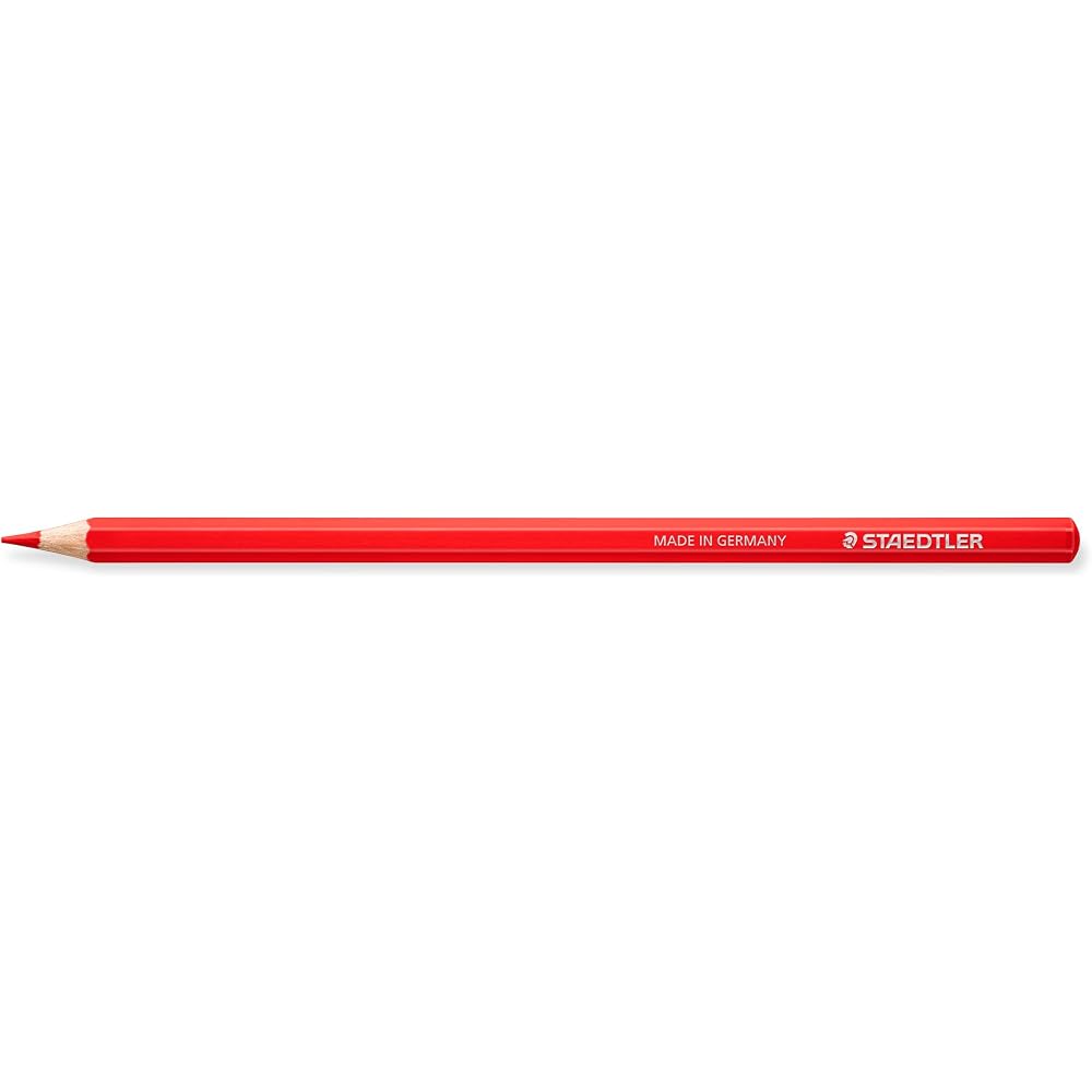 STAEDTLER (STAEDTLER) 6 Red Colored Pencils, Permanent Colored Pencils, Design Journey, 146C-2*6