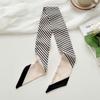 Long silk scarf, high-end new versatile hair tie streamer, atmosphere ribbon, spring and summer decorative scarf, tied bag streamer