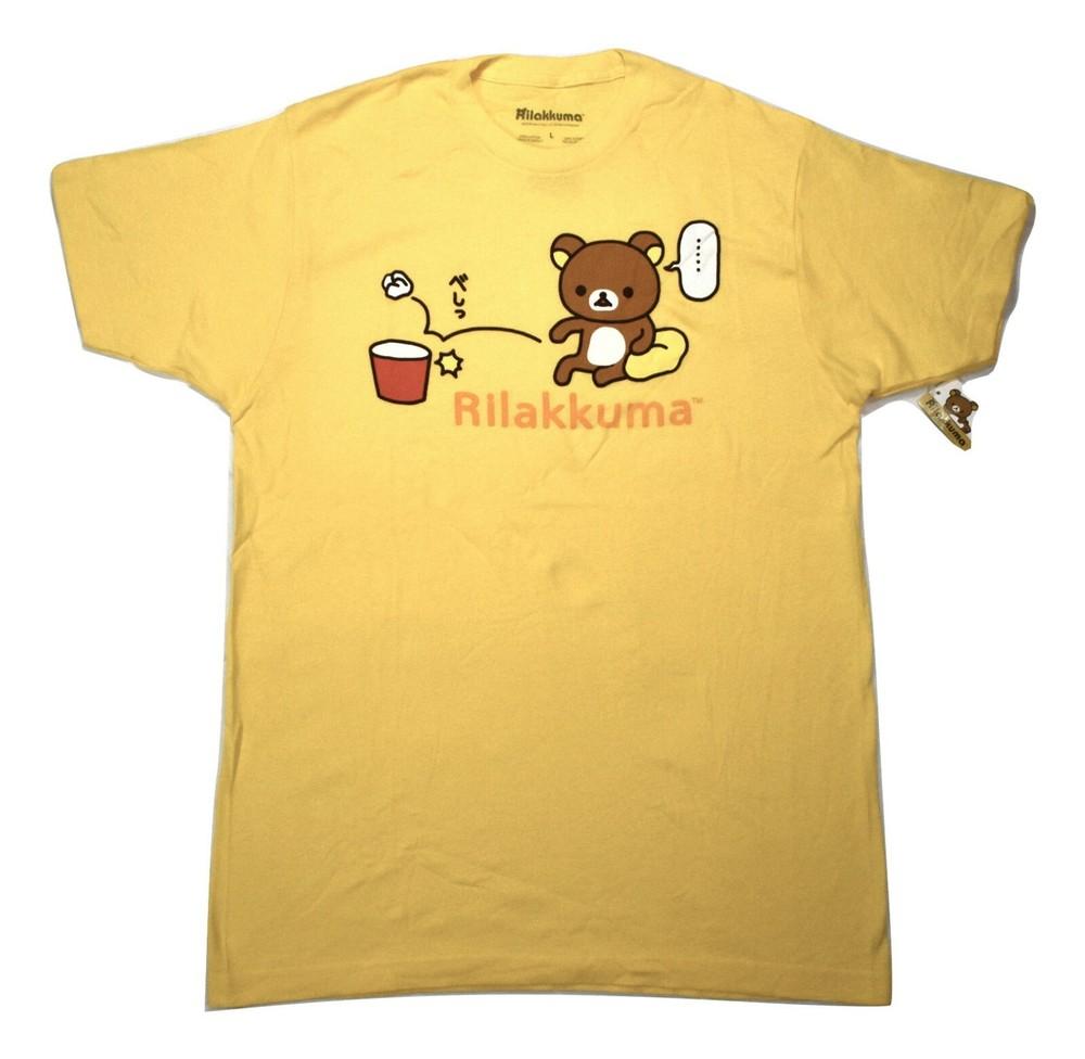 

Rilakkuma Authentic Mens Rilakkuma Just Miss The Throw Shirt L, 3XL