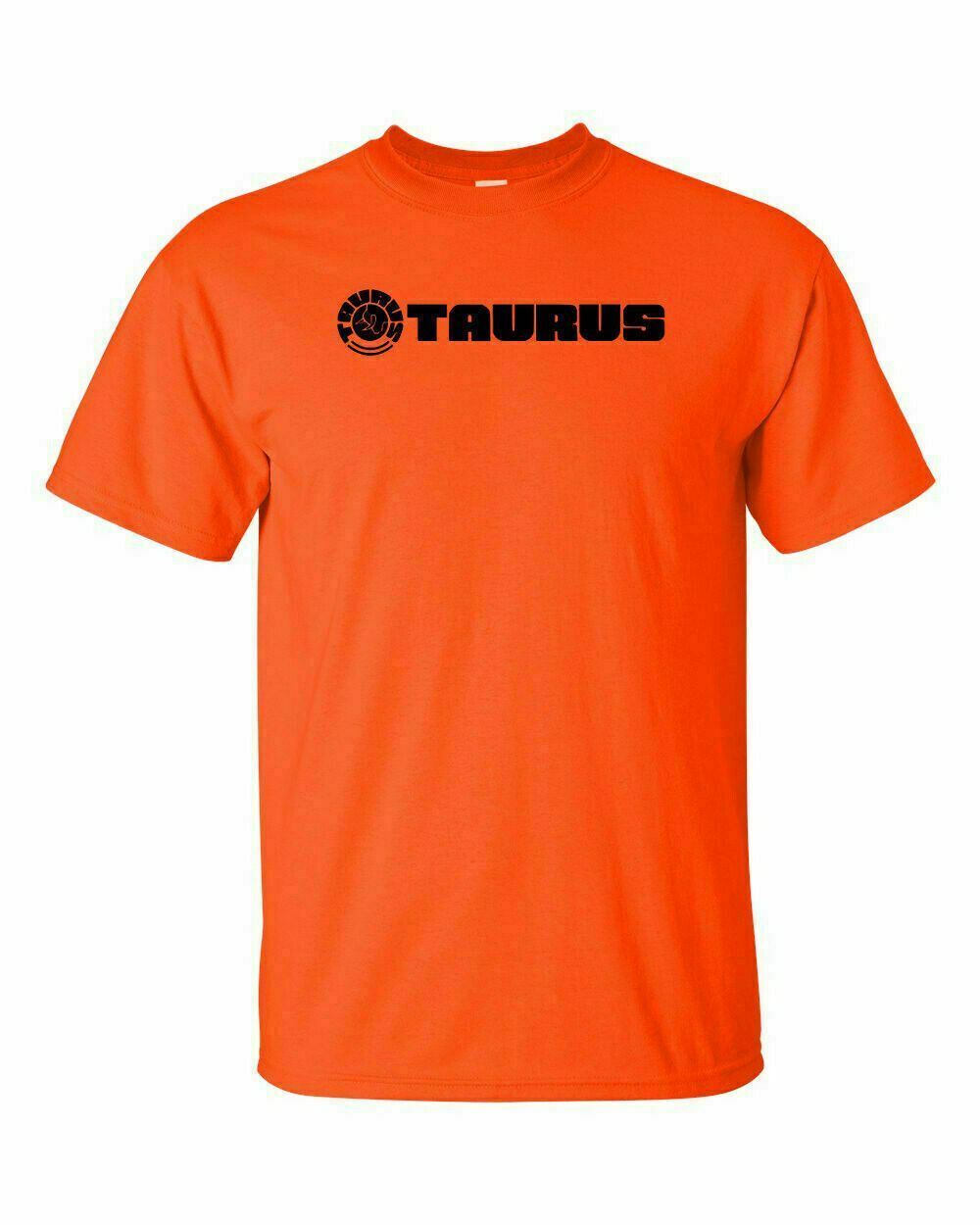 

26 Taurus Firearms Script Black Logo T Shirt 2nd Amendment Pro Gun Rifle Pistol Tee Unisex T-Shirt L