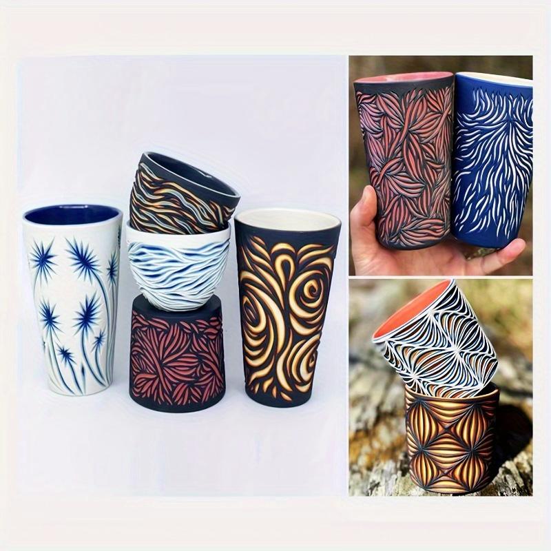 1 Pc Premium Wooden Handle Pottery & Sculpting Tool- Large Head Carving Knife for Clay and Billet Shaping