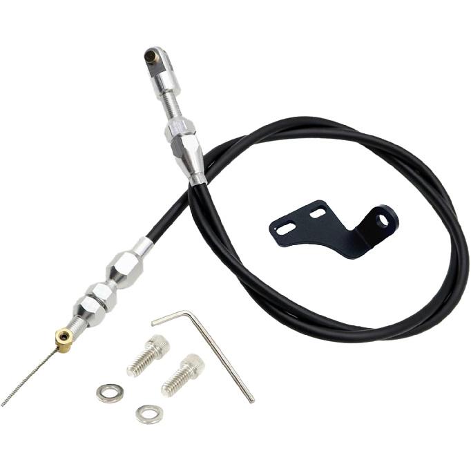 Throttle Cable Bracket Anodized and 36" Throttle Cable for Holley Hi-Ram LSX
