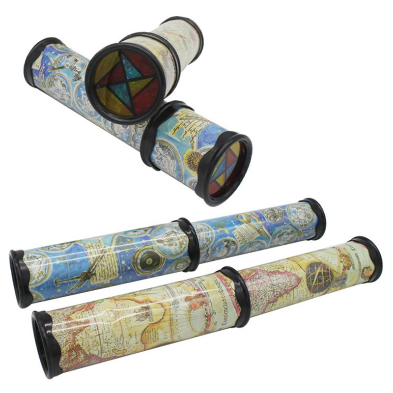 Rotating Kaleidoscope Toy Kaleidoscopes Rotation Adjustable Fancy Colored World Interactive Logical Kaleidoscope For Kids
