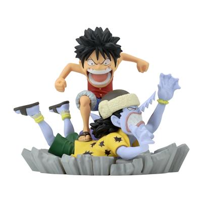 One Piece World Collectible Figure Log Stories Ruffy vs Arlong Banpresto One Piece Log Story Monkey D. Luffy gegen Arlong Bandai Spirits World