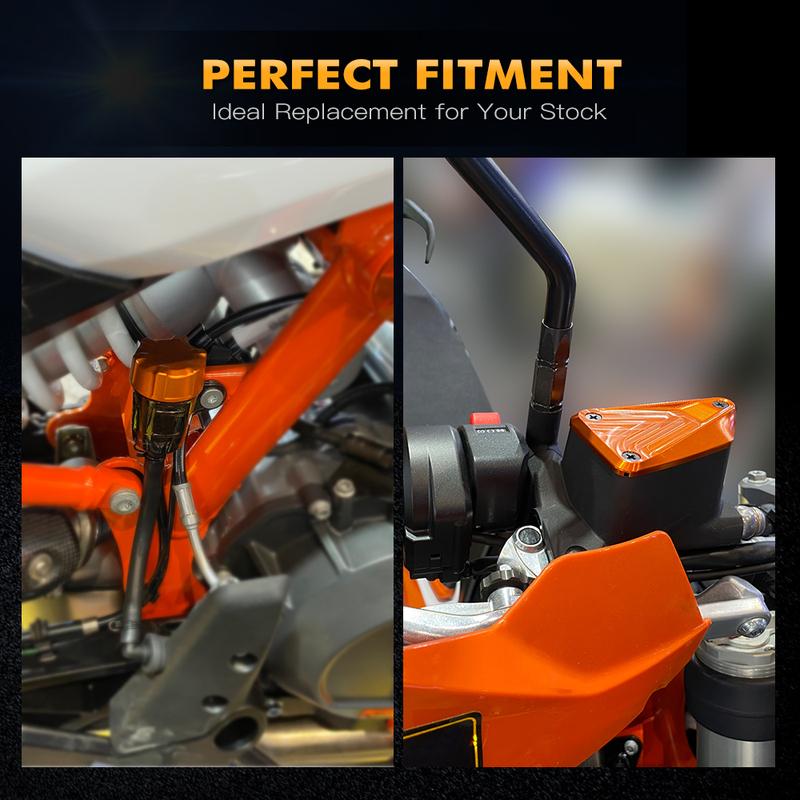 Front&Rear Brake Master Cylinder Cap Cover for KTM 790 Duke 790 Adventure/R 2018-2022 890 Duke/L 2021-2023 890 Adventure/R 2021