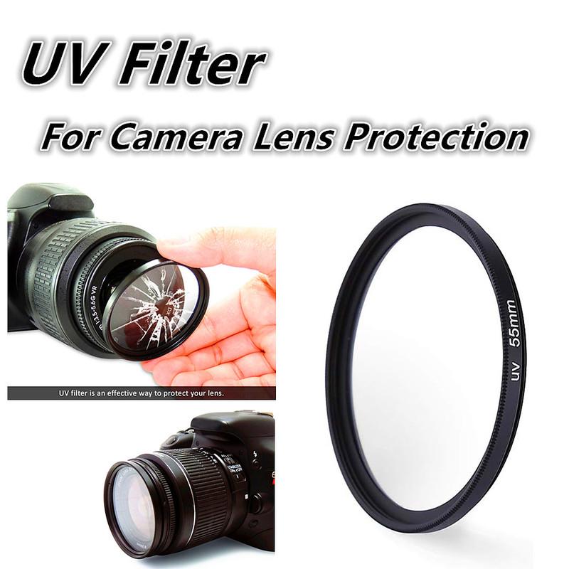 37mm 39mm 40.5mm 43mm 46mm 49mm 52mm 55mm 58mm UV Filter For Sigma Tamron Tokina Nikon Canon Sony Fujifilm Panasonic Camera Lens 49mm