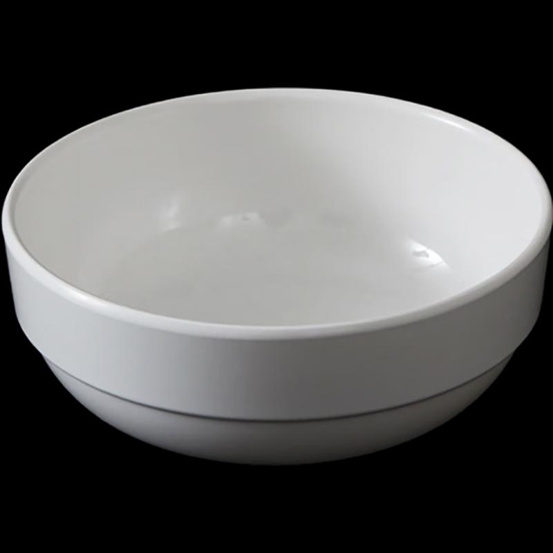 Bailaien Commercial Melamine Rice/Soup Bowls (10-Pack)