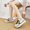 Female spring autumn new student running sports all increase platform sports casual shoes C1269