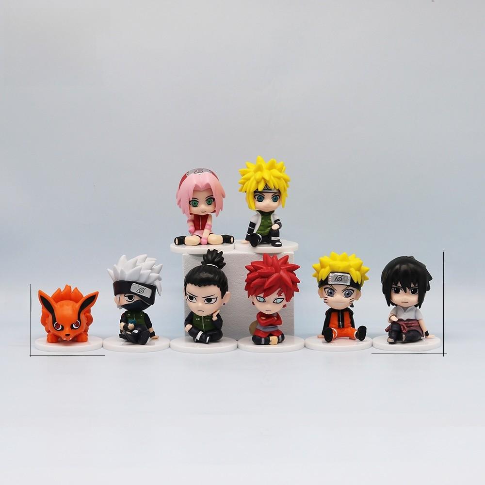 Uzumaki Naruto Uchiha Sasuke Kakashi Haruno Sakura Character Model Ornaments